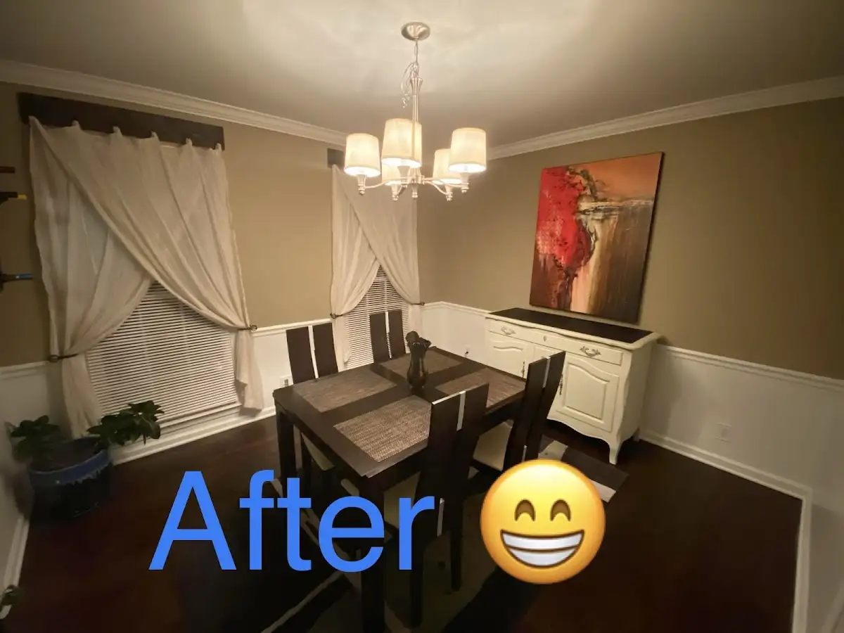Professional dining room restoration after water damage in Walkersville