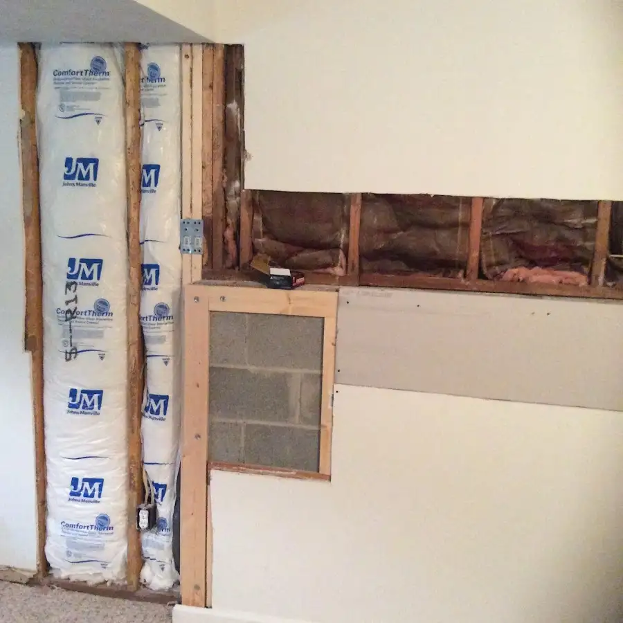 Wall insulation replacement during Structural Drying in Walkersville